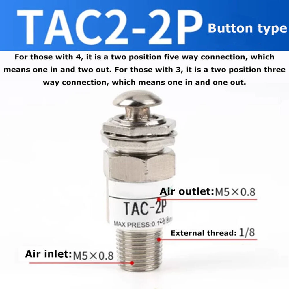 Pneumatic 35 Way Mechanical Valve 2 Position Brass Designed for High Pressure Applications with Safety Features