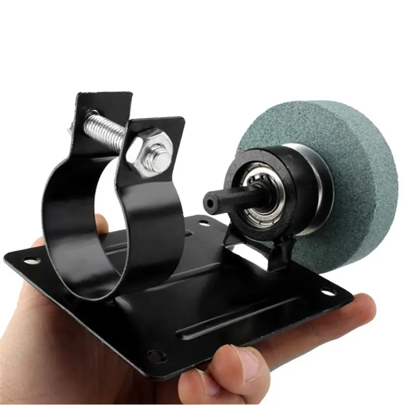 Electric Drill to Grinder Base Conversion Grinding Polishing Bracket Electric drilling sand wheel bracket iron