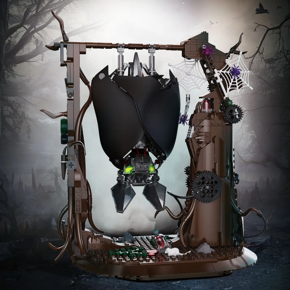 

Mechanical Bionic bat Animal Building Blocks Sets Bricks Model Assembly DIY Decorations Model Birthday For Adults Teens 839PCS