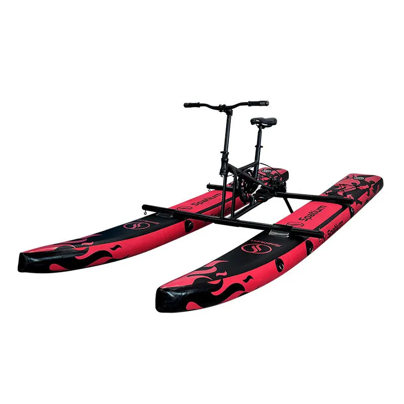 

Outdoor water amusement equipment Sea park carbon aluminum water bicycle pedal sightseeing boat