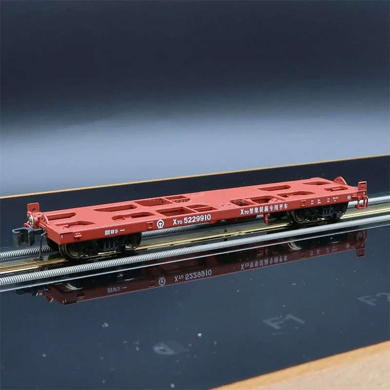 1/160 Train Model N-type KUNTER 15-101M 15-102M X70 Container Box Flatbed Car, Two Options Available