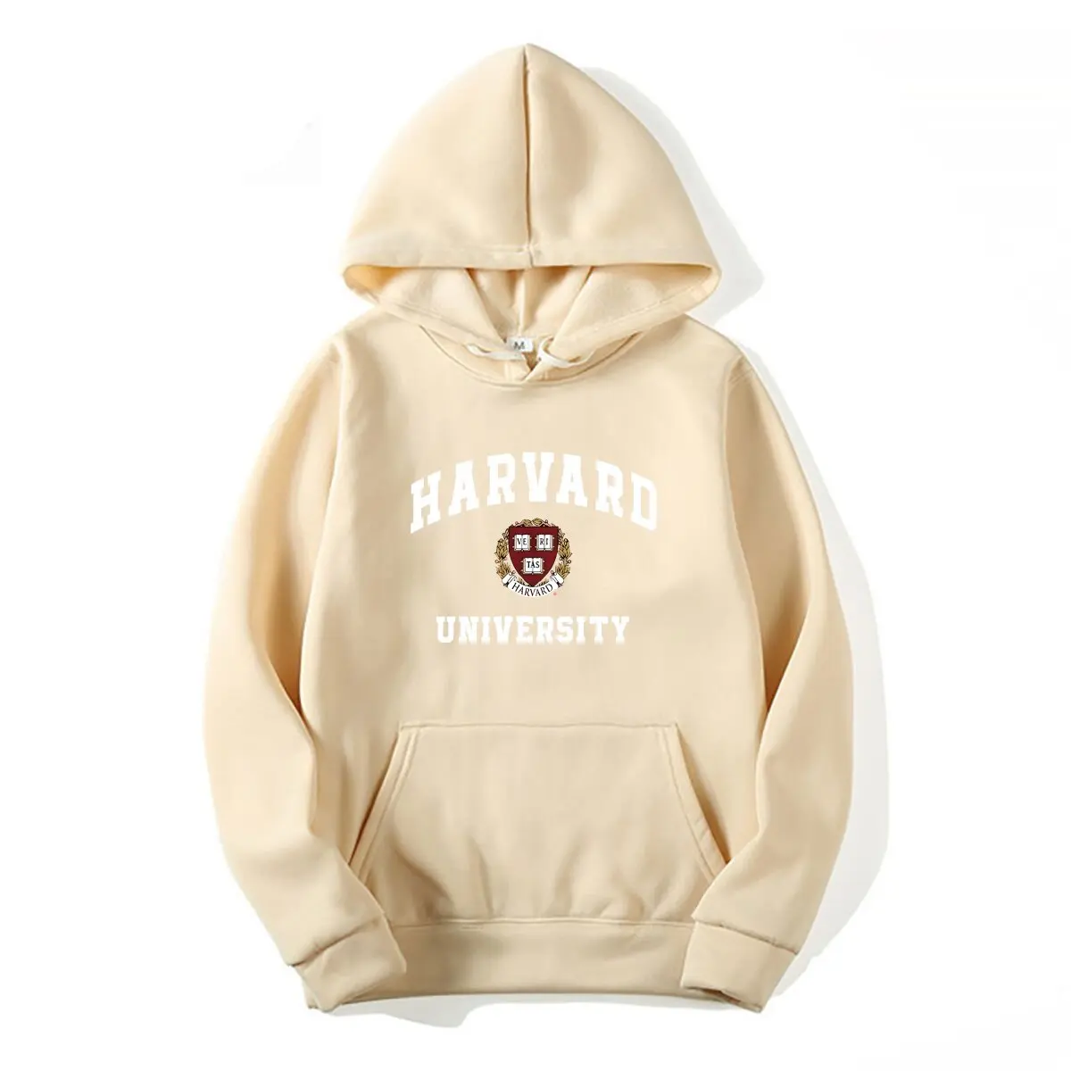 Harvard University Hoodie Vintage Wappen Logo Pullover Kapuzenpullover Herren Damen Casual Streetwear Langarm Hoodie – Detail 9