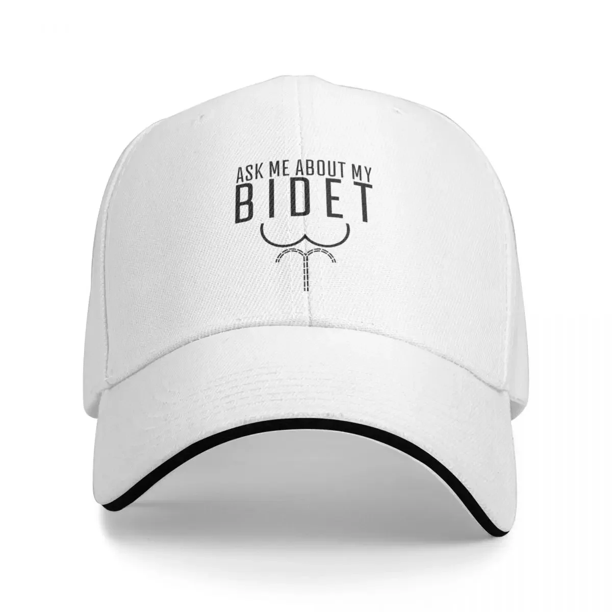 

Ask Me About My Bidet Cap Baseball Cap icon Golf hat man Women's golf clothing Men's