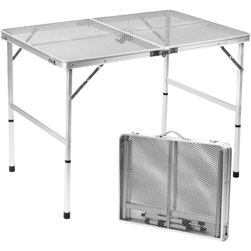 

Folding Table, Easy for Storage, Compact and Portable Picnic Table for Grill, Outdoor Camping, Garden, Patio, Dining
