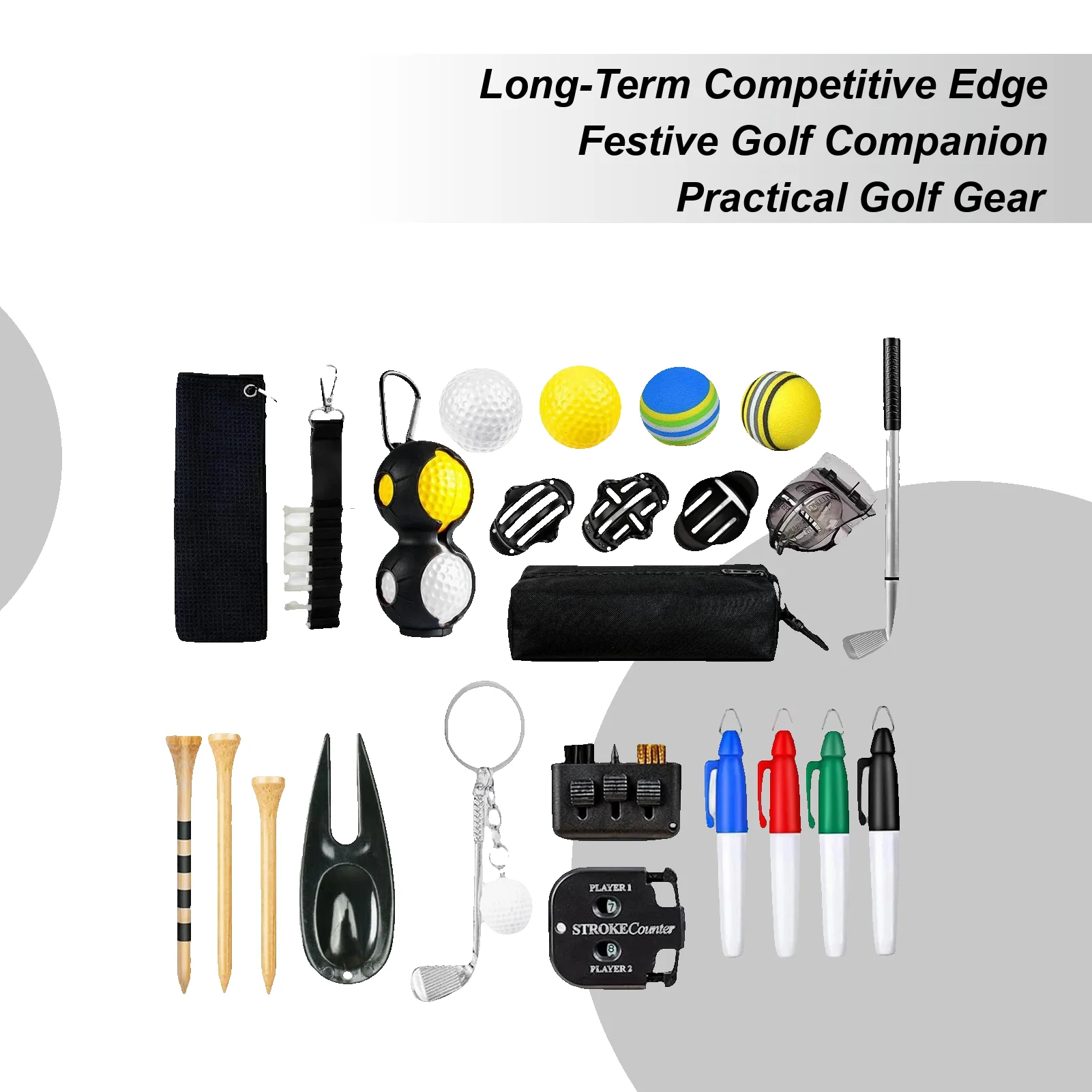 

2025 Christmas Golf Advent 24 Days Ball Sports Training Supplies Golf Decoration Countdown Calendar For Enthusiasts Players