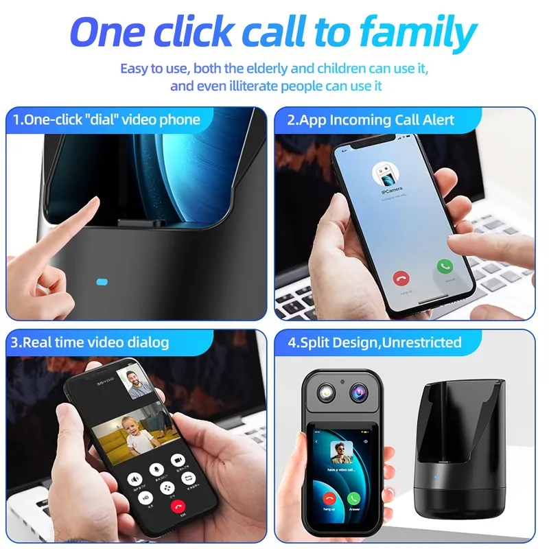 

Подвижная IP-камера 4K HD, Wi-Fi, защита дома, разделенная в помещении, двусторонняя аудиокамера, ручная беспроводная камера для детей и пожилых людей