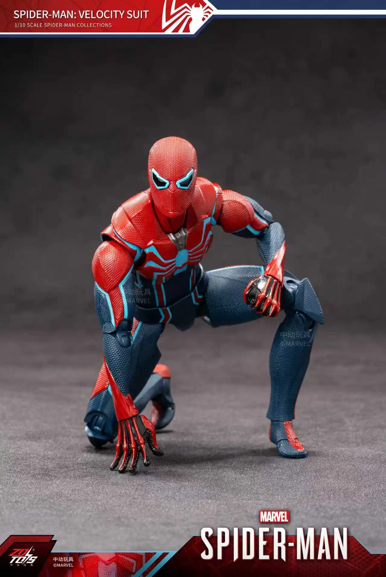 ZDTDS Original Spider Man Velocity Suit ADVANCED SUIT 1/10 Iron Spider Marvel legends Peter Parker Model Action Figure Toy Gift view 5