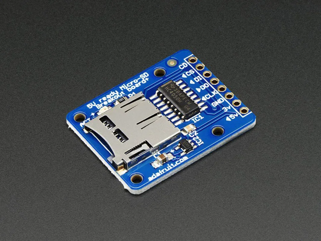 MicroSD Card Breakout Board Module Adafruit Development Board