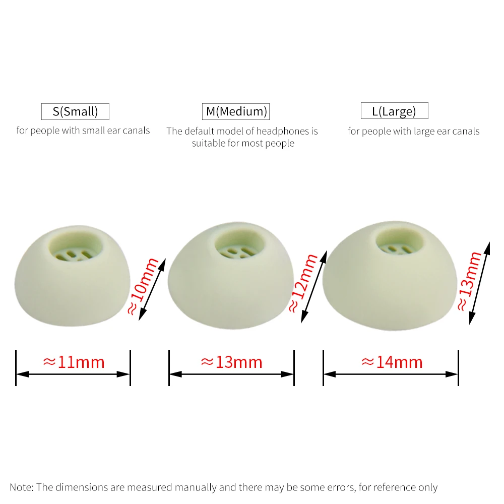 6ชิ้นซิลิโคนปลายหูสำหรับ OPPO Free3 enco หูฟัง TWS จุกหูฟังไร้สาย3ชิ้น