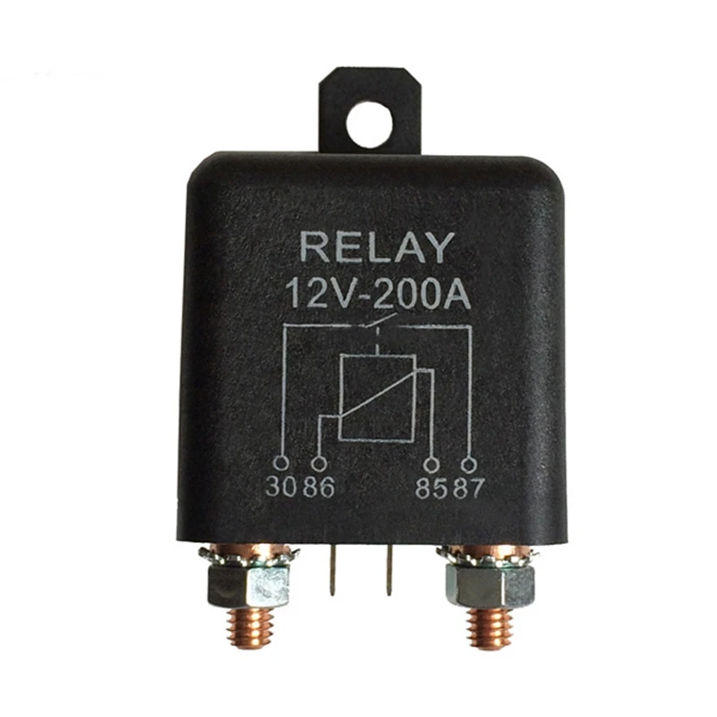 

6X 12V 200A Normally Open 4 Pin Relay - Heavy Duty Automotive Marine Split Charge