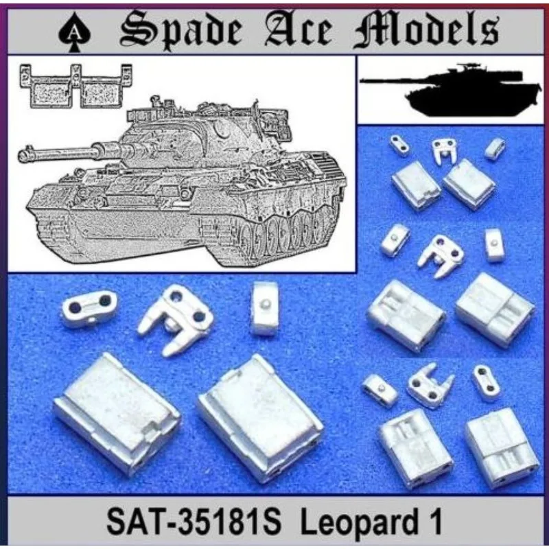 

Spade Ace Models SAT-35181S 1/35 Germany Leopard 1 Metal Tracks 'Special'