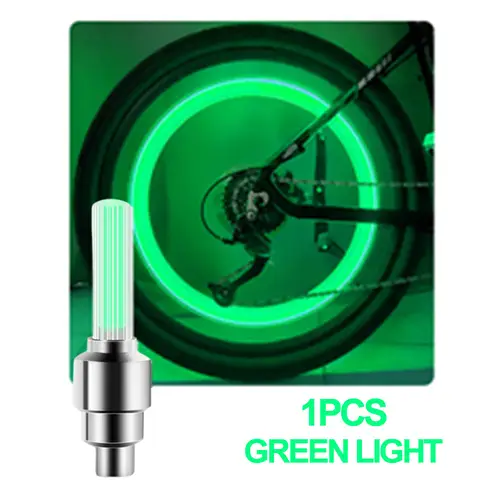 LED Bicycle Valve Light, Neon Bicycle Spoke Light, Bicycle Tire Valve Light, Night Riding Warning Light Bicycle Accessories - Image 11