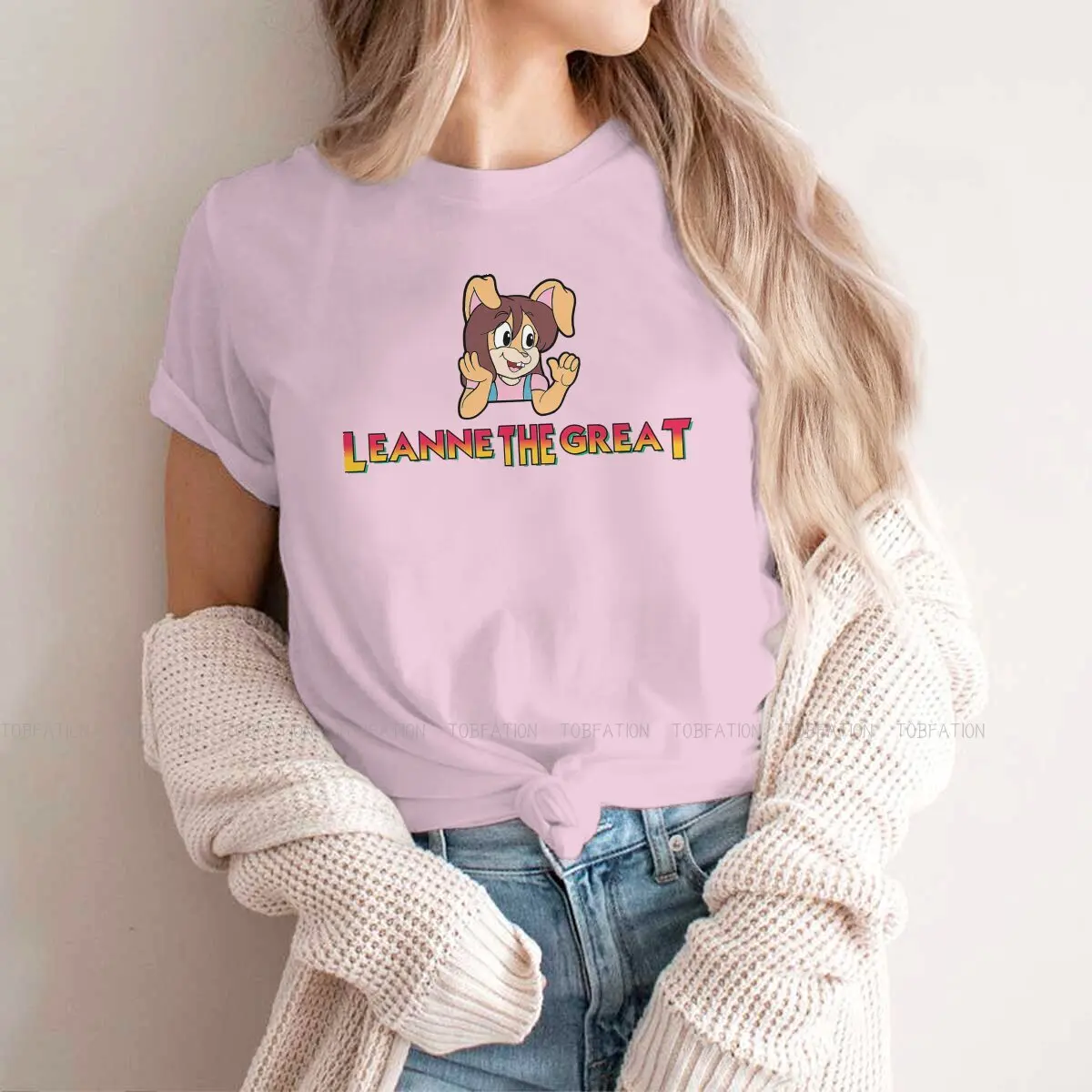 Chuck E Cheese Dining Room Crewneck TShirts Pizza Time Leanne  Print 4XL 5XL Girl T Shirt Hipster Clothing