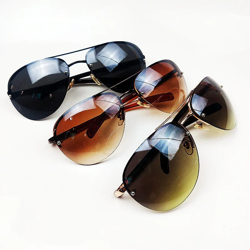 New Fashion Sunglasses In Blog Show Sport Shine Outdoor Eyewear All-Match Metal Retro Travel Beach Glasses Man Cool Unisex 3044