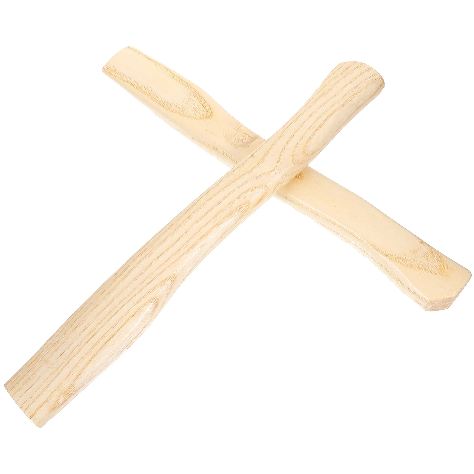 2 uds hacha mango de madera hacha de doble punta cortacésped piedra de afilar herramientas de Camping reemplazo de hacha para