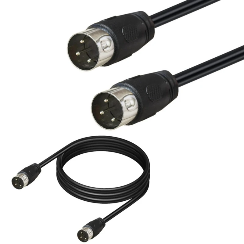 ความยาว 50 ซม. ถึง ซม. สายเคเบิลขั้วต่อ DIN 3Pin ชายกับชายสำหรับเครื่องเล่น