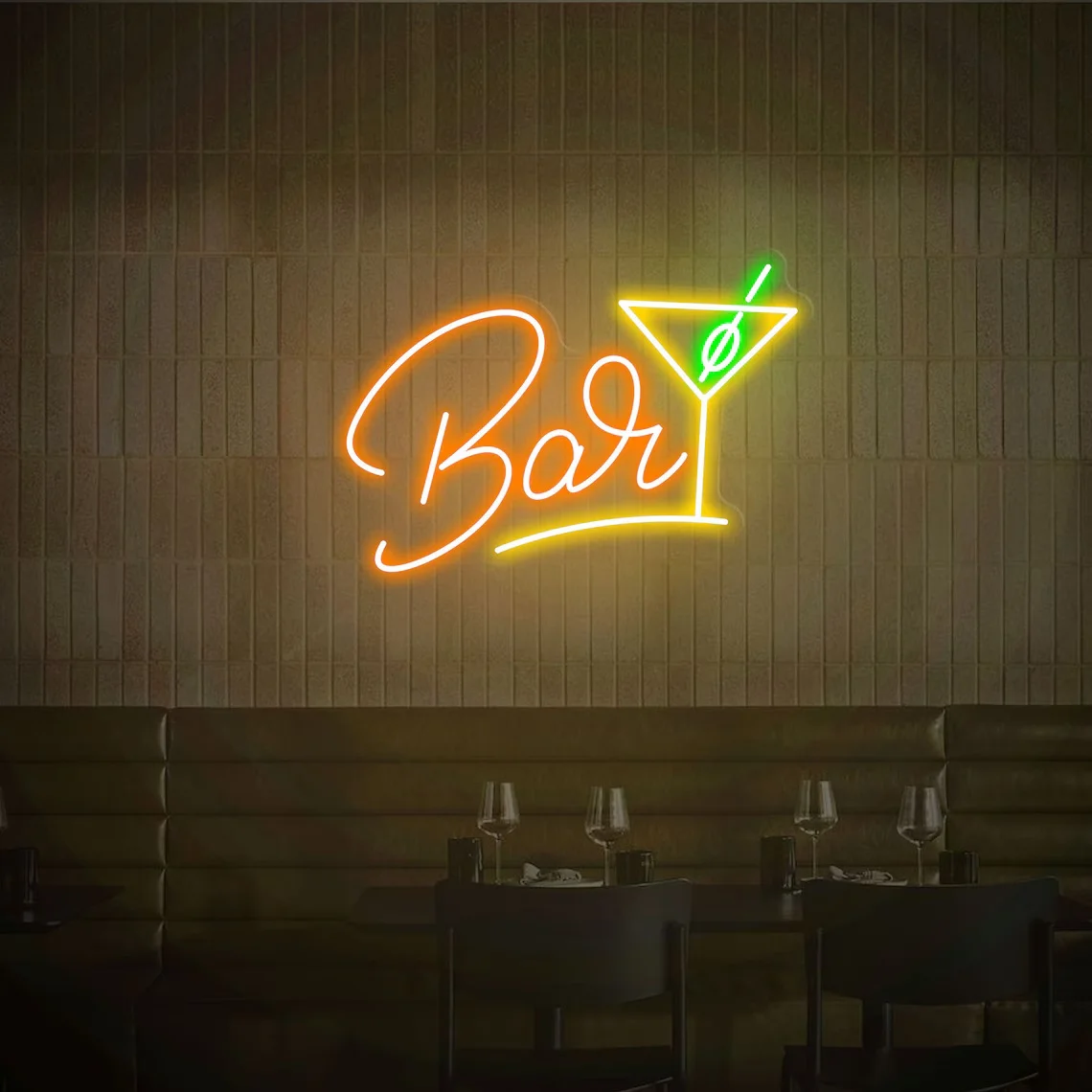 

Bar Neon Sign Business Decor Cocktail Bar Neon Sign