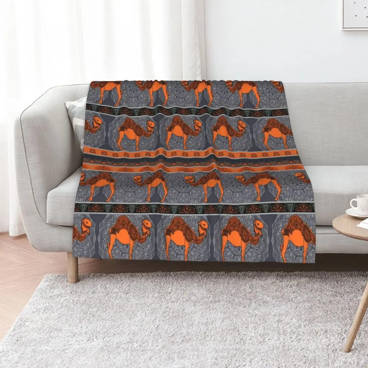 camel Throw Blanket Luxury Throw Picnic cosplay anime Summer Sofa Luxury Thicken Blankets