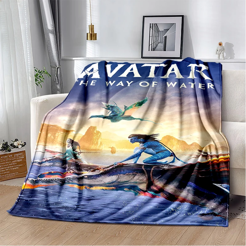 

2025 New Way of Water Avatar2 Gift Soft Flannel Blanket,Throw Blanket Comfortable Blanket for Picnic Beds Sofa Home Bedroom Kid