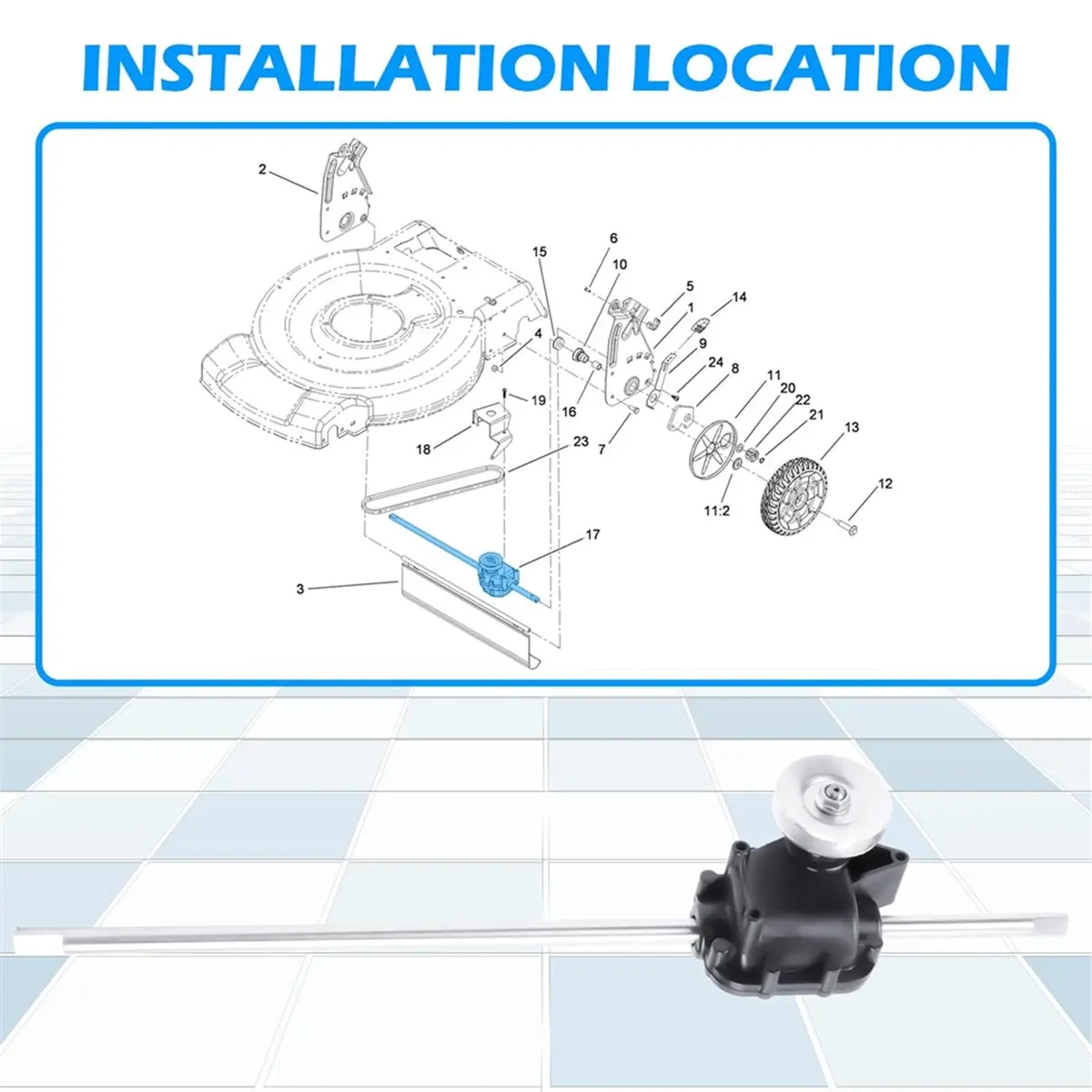 Best of 2026 137-4823 Lawn Mower Transmission for Toro 22 Inch Recycler Lawn Mower 20330 20330C 20331 20331C