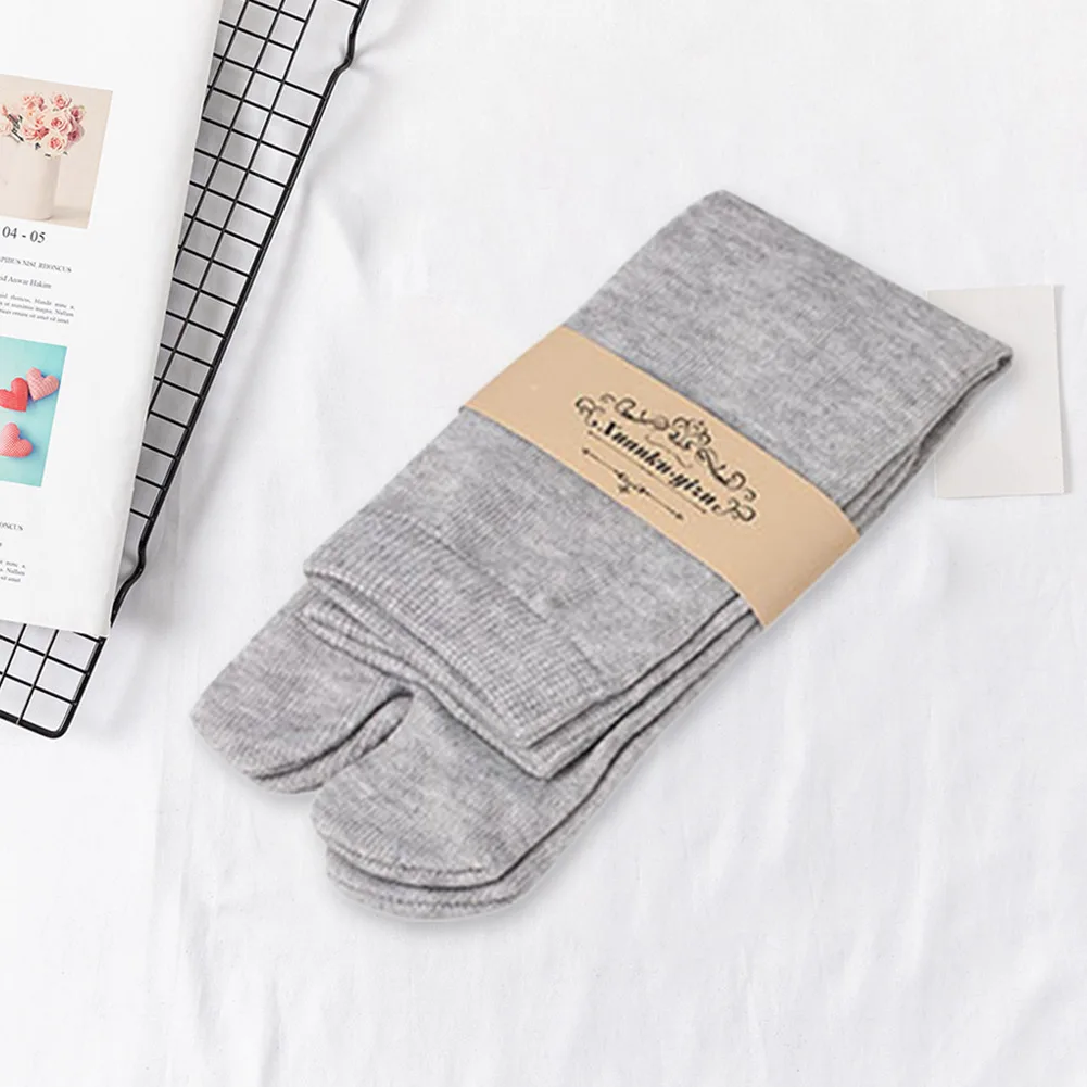 

Unisex Split Two Toes Sock Polyester Clog Socks Washable Two Finger Socks Sweaty Deodorizing Hallux Valgus Appliance Accessories