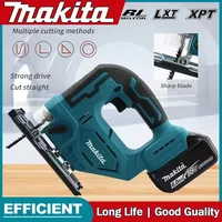 Makita DJV182Z 340W rompecabezas sin escobillas plantilla eléctrica con hoja de sierra mango de barril inalámbrico rompecabezas herramienta eléctrica de carpintero portátil
