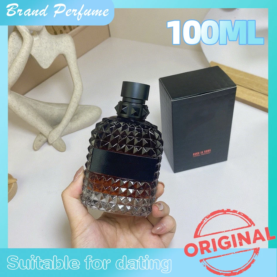 Perfume de marca Original de 100ML, fragancia duradera de alta calidad, Spray corporal encantador para mujer, Perfumes para hombres y mujeres nacidos en Roma