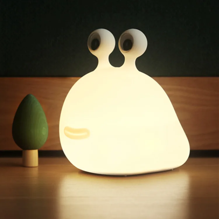 

Nasal Slug Night Light USB Charging Feeding Night Light Children's Fun Silicone Bedside Timed Sleeping Light