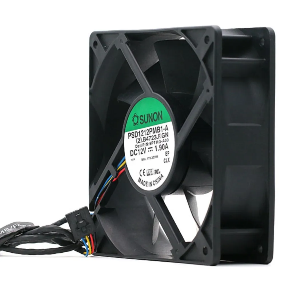 For Sunon PSD1212PMB1-A (2) .B3010.F.GN 12V 15.5W 120*120*38mm industrial axial cooling fan 120mm