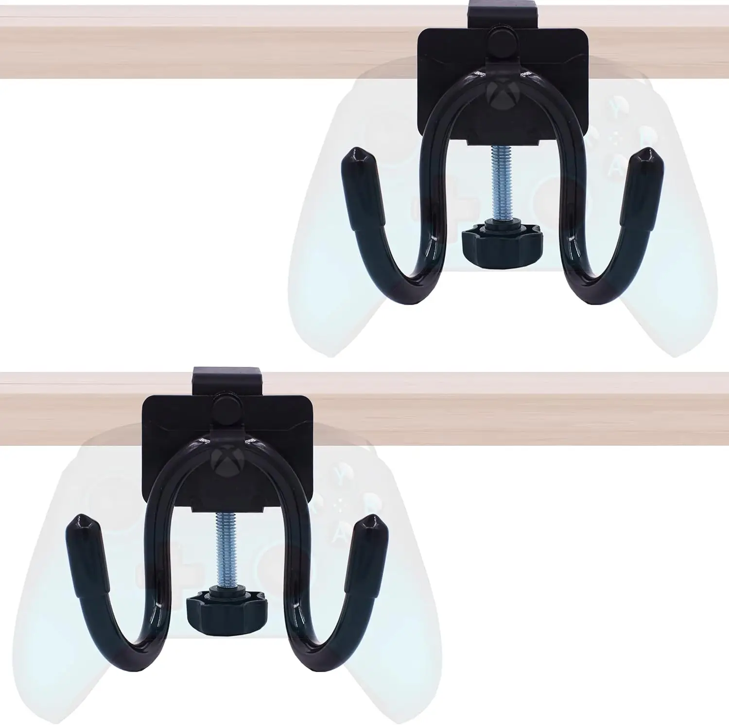 سطح المكتب جبل أذرع التحكم في ألعاب الفيديو حامل المشبك على حامل شماعات تخزين الرف ل ps3/ps4/ps5/xbox 360/xbox one/s/x/elite/series s/seri #1