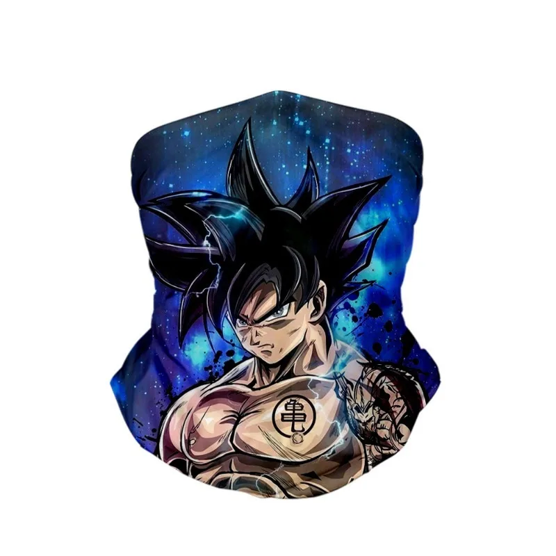 Nuevo Dragon Ball Z Goku Vegeta DBZ Bandana cuello polaina envoltura bufanda multifuncional sombreros ciclismo para hombres mujeres adultos lavable
