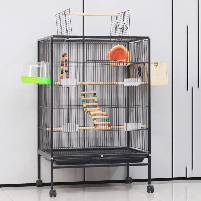 Tweety Bird Hamster Cage Parrot Transfer Pet Bath Large Parrots Cages Birds Luxury House Outdoor Stand Chinchilla Canary Plastic