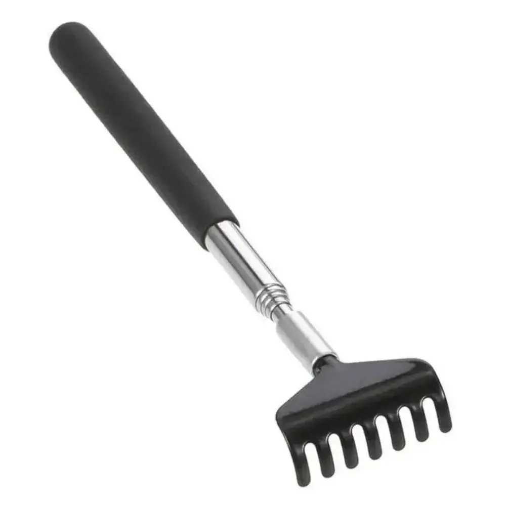 

Telescopic Back Scratcher Scratching Backscratcher Massager Metal Stainless Steel Tool with Carrying Bag