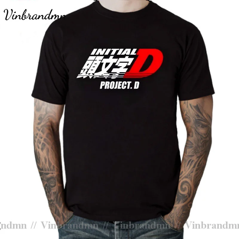 Japan Anime Initial D Manga Hachiroku Shift Drift T shirts Men Women Takumi Fujiwara Tofu Shop delivery Mens Clothing Brand Tees