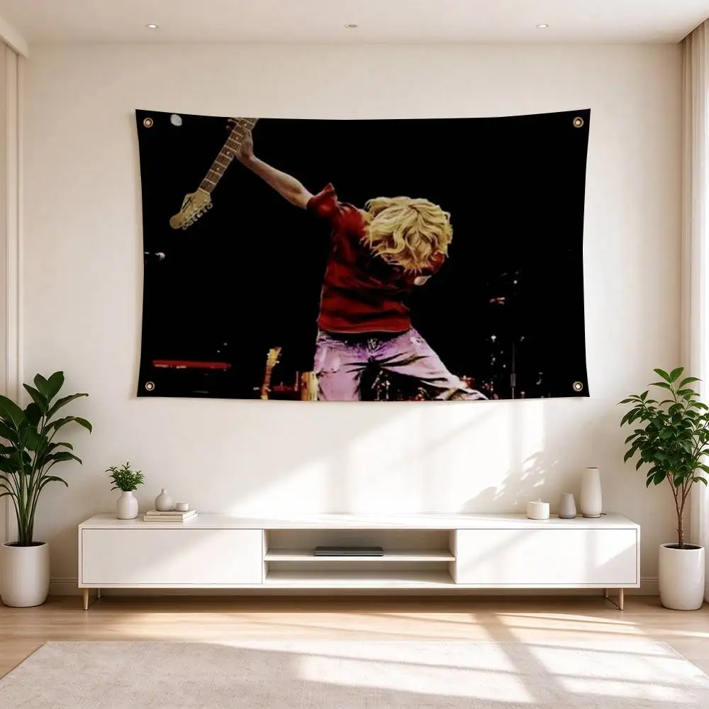 S-Seattle G-Grunge Kurt Cobain  Flags Wall Hanging Tapestry Outdoor Garage Room Decorative flag Background Blanket