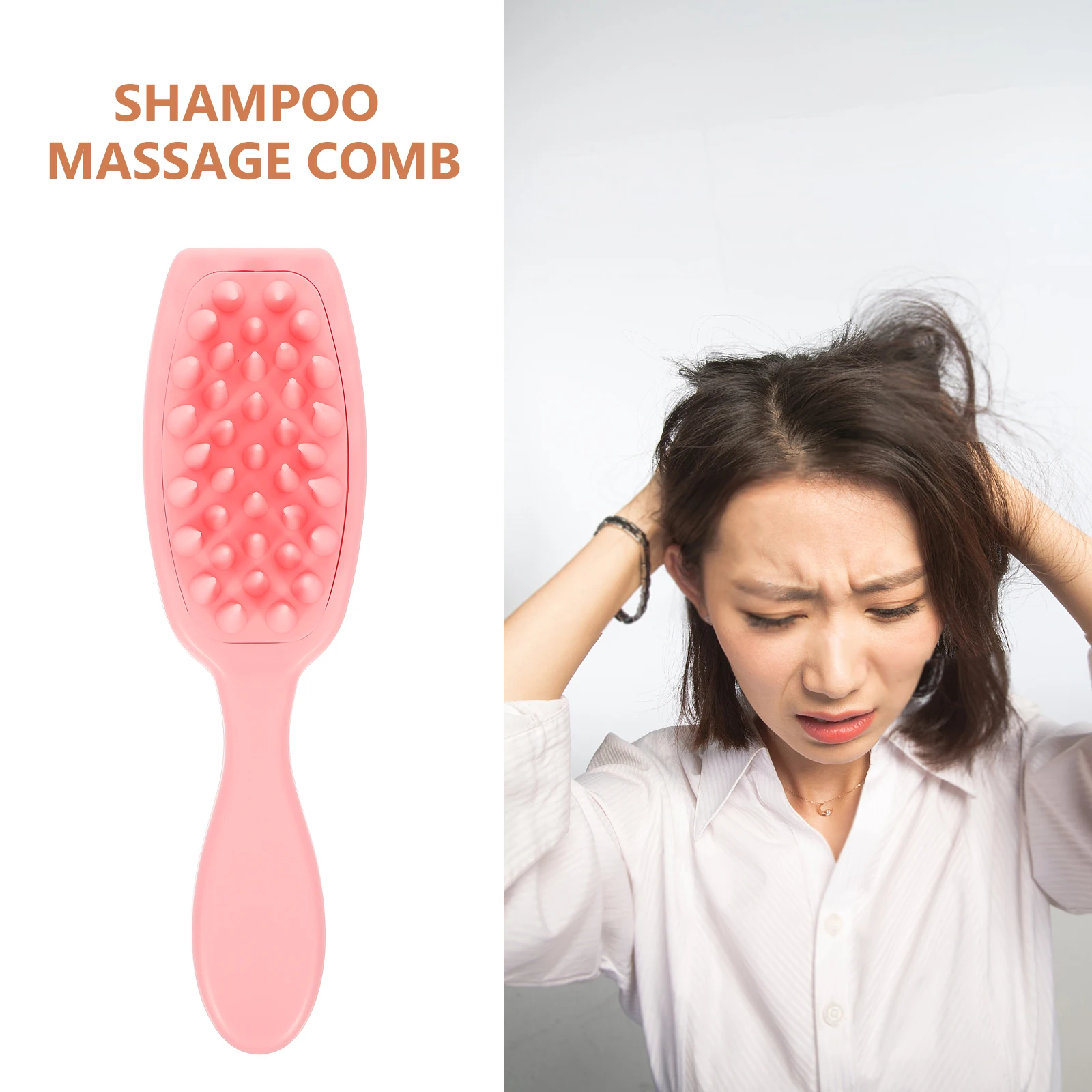 

Shampoo Brush Scalp Massager Washing Scrubber Dandruff Comb Exfoliator Shower Tool for Hair Care Scalp Protection Deep Cleaning