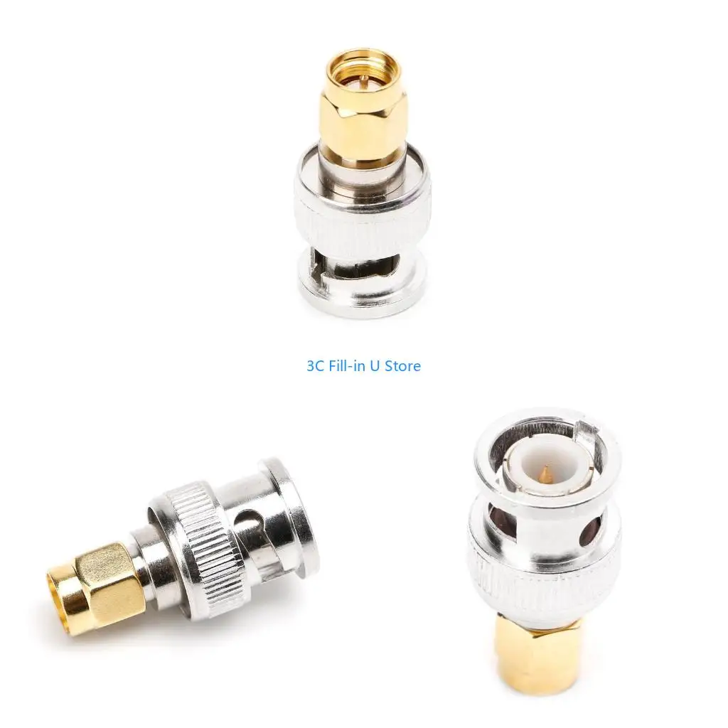 G8TA SMA-BNC-JJ RF Coaxial Coax Adapter SMA Male to BNC Male Plug Straight