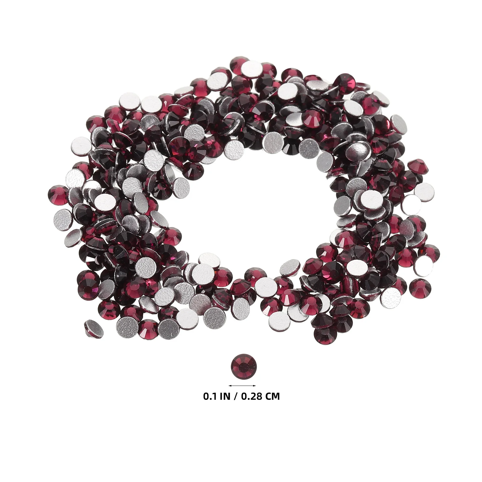 1440 قطعة 2.8 مللي متر الملونة أحجار كريمة مسطحة عميق الأرجواني مسمار الفن الراين مجموعة DIY بها بنفسك صالون المنزل عمليات تجميل الأظافر مسمار حجر الأحجار للأظافر