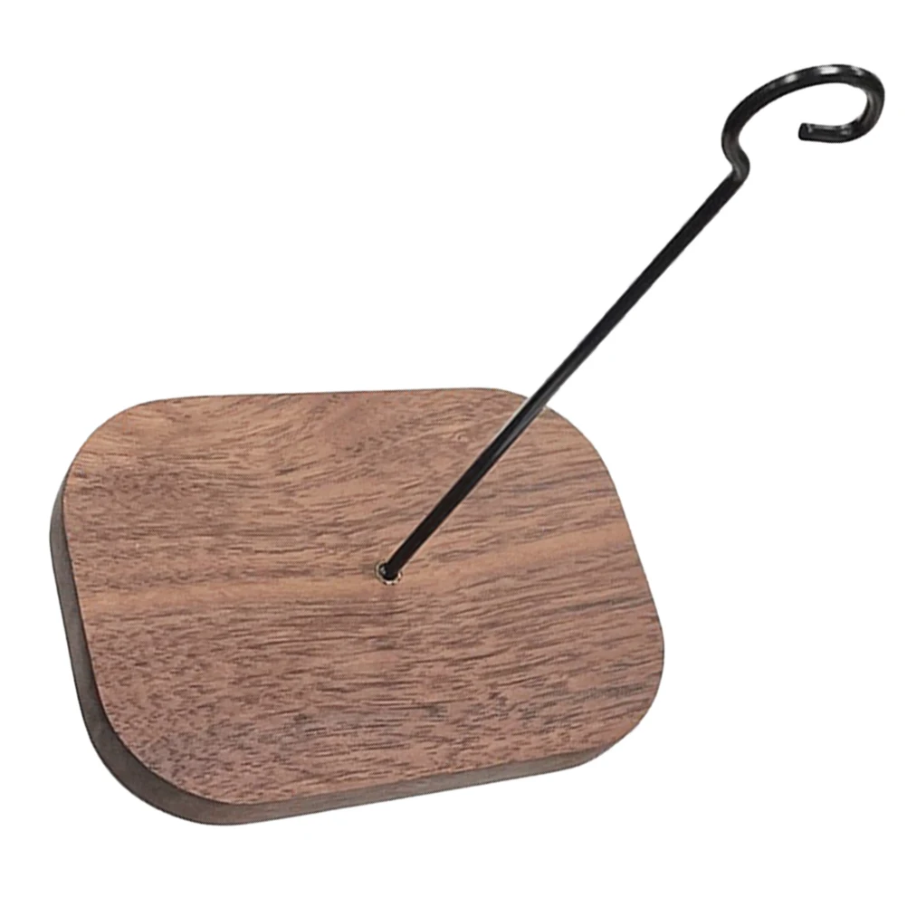 

Wind Chime Hanger Self Adhesive Hooks Sturdy Walnut Wood Material Plant Hanging Bracket Flower Basket Support Gardening Home