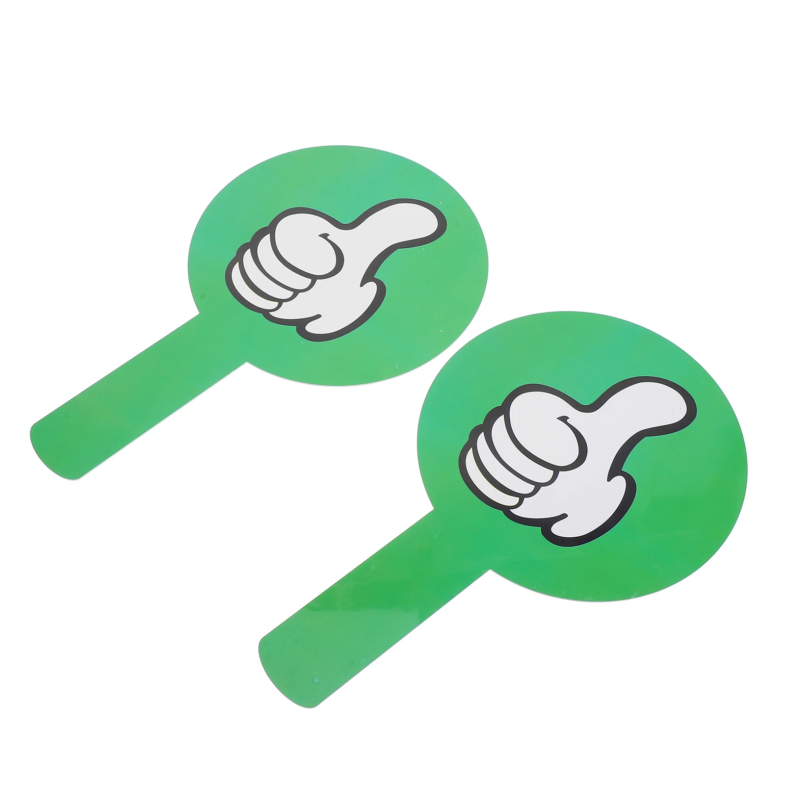 

2pcs Dualsided RedGreen Voting Paddles for Classroom Teaching Home Education Interactive Activities Handheld Signs