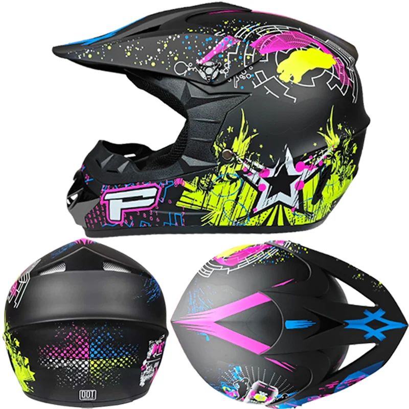 Durable Off Road Motorcycle Helmet for Motocross Racing Competition High Performance Lightweight Design