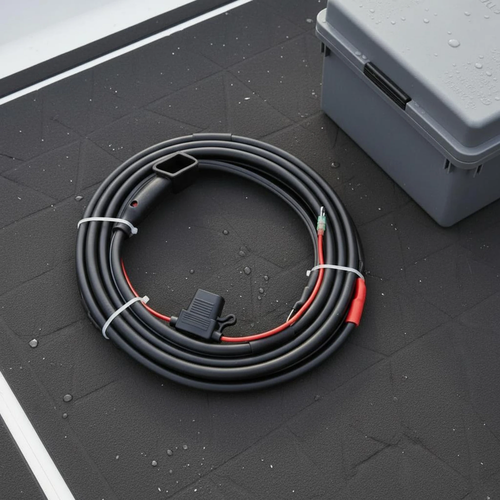

Outboard Engine Cable Heavy-Duty Marine Power Wire Boat Battery Lead Waterproof Marine Battery Wire Set Corrosion-Resistant
