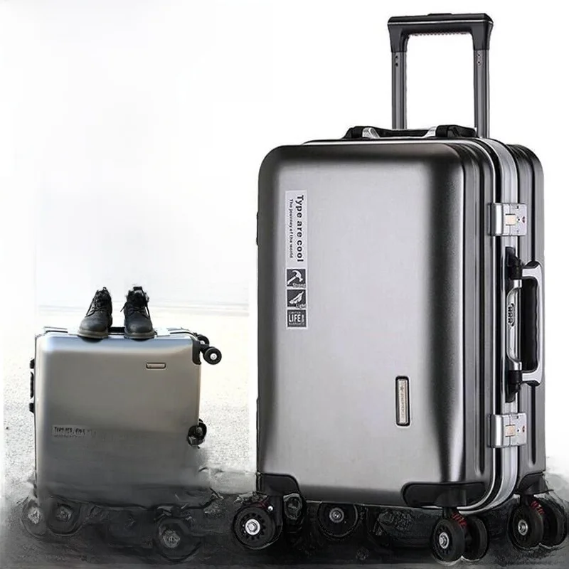 large-capacity-aluminum-frame-luggage-bag-2426-inch-carry-on-suitcase-for-men-and-women-with-four-wheel-rotation-and-combinat