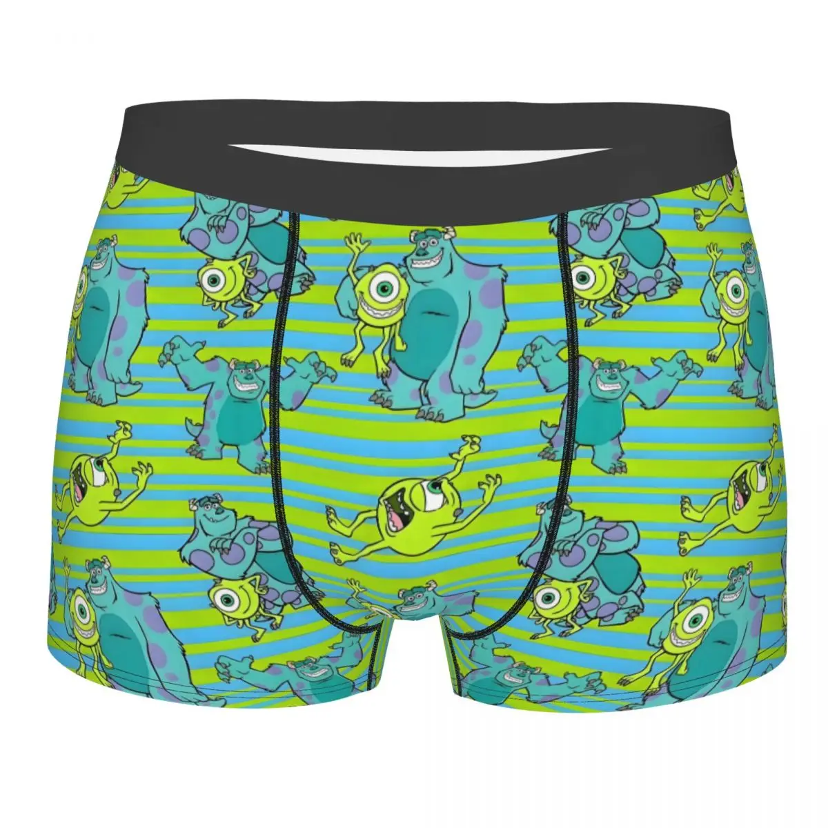 

Cartoon Monsters University Anime Underwear Men Breathable Comedy Film Boxer Briefs Shorts Panties Soft Underpants For Male
