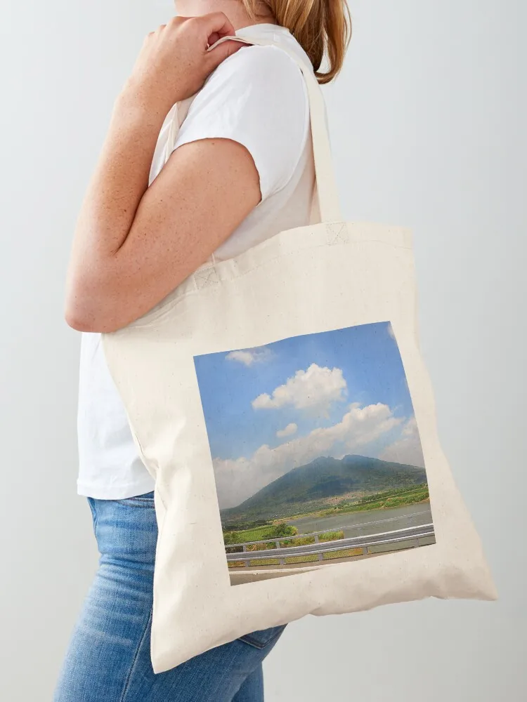 Mt Arayat Tote Bag large tote bag Portable shopping bag Reusable bags