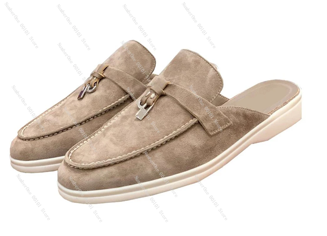 

Not Logo Multi colored casual slippers, sheepskin women's loafers, designer luxury lazy women's flat shoes