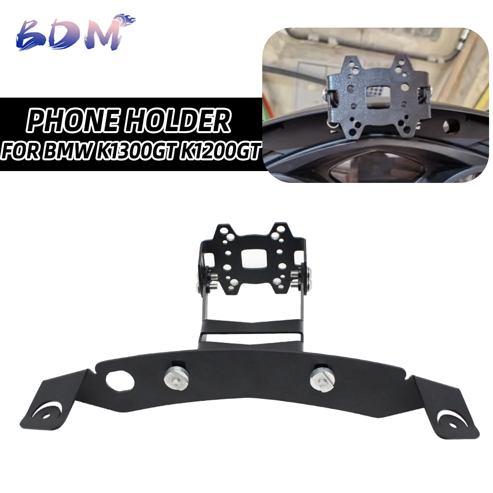 

Motorcycle Accessories Phone Holder Navigation Bracket Mount Plate Stand Adapt Support For BMW K1300GT K1200GT K 1300 1200 GT