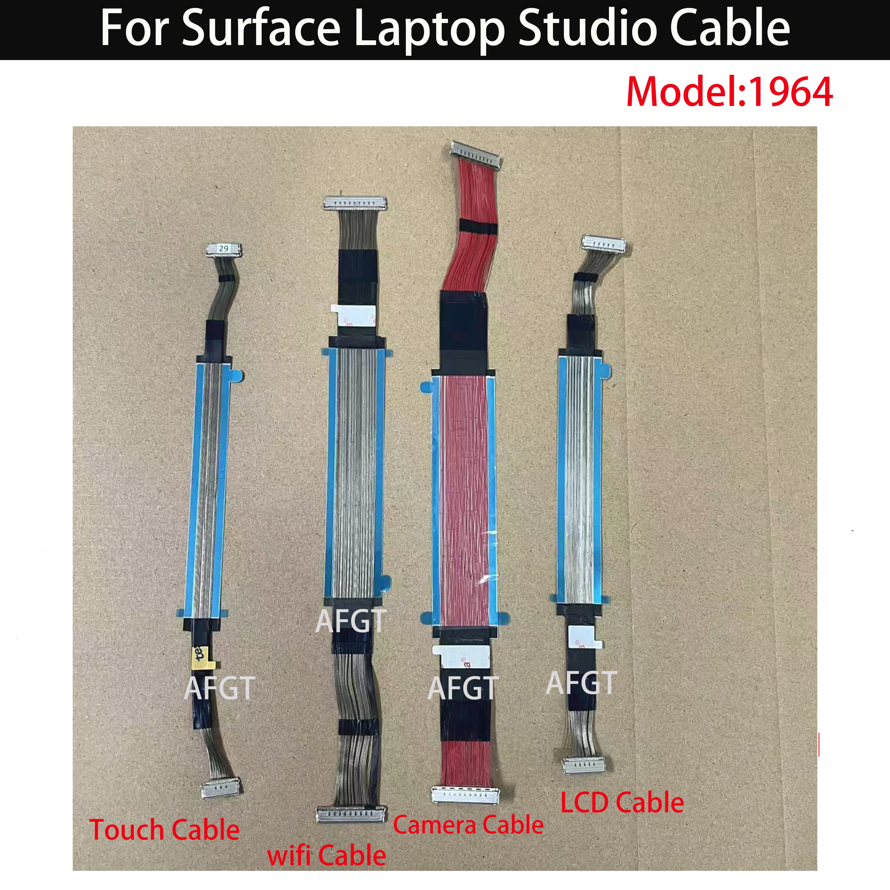 Original Flat Panel Display For Surface Laptop Studio 1964 LCD Screen Cable Touch Flex Camera Flex Wi-Fi Connection Ribbon Cable