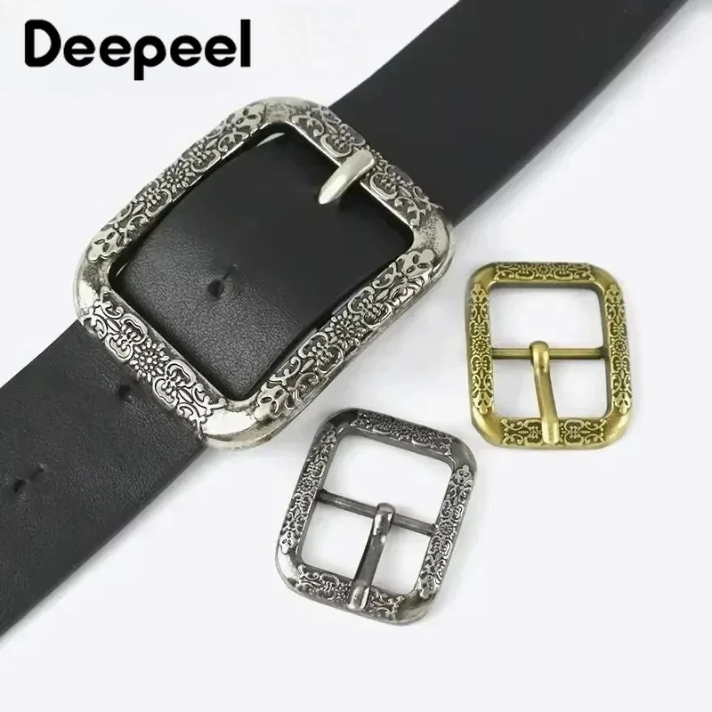 

2/5P 20/35mm Vintage Belt Buckle Metal Adjust Clasp Men's Waistband Head Clothes Decoration Pin Buckles DIY Hardware Accessories