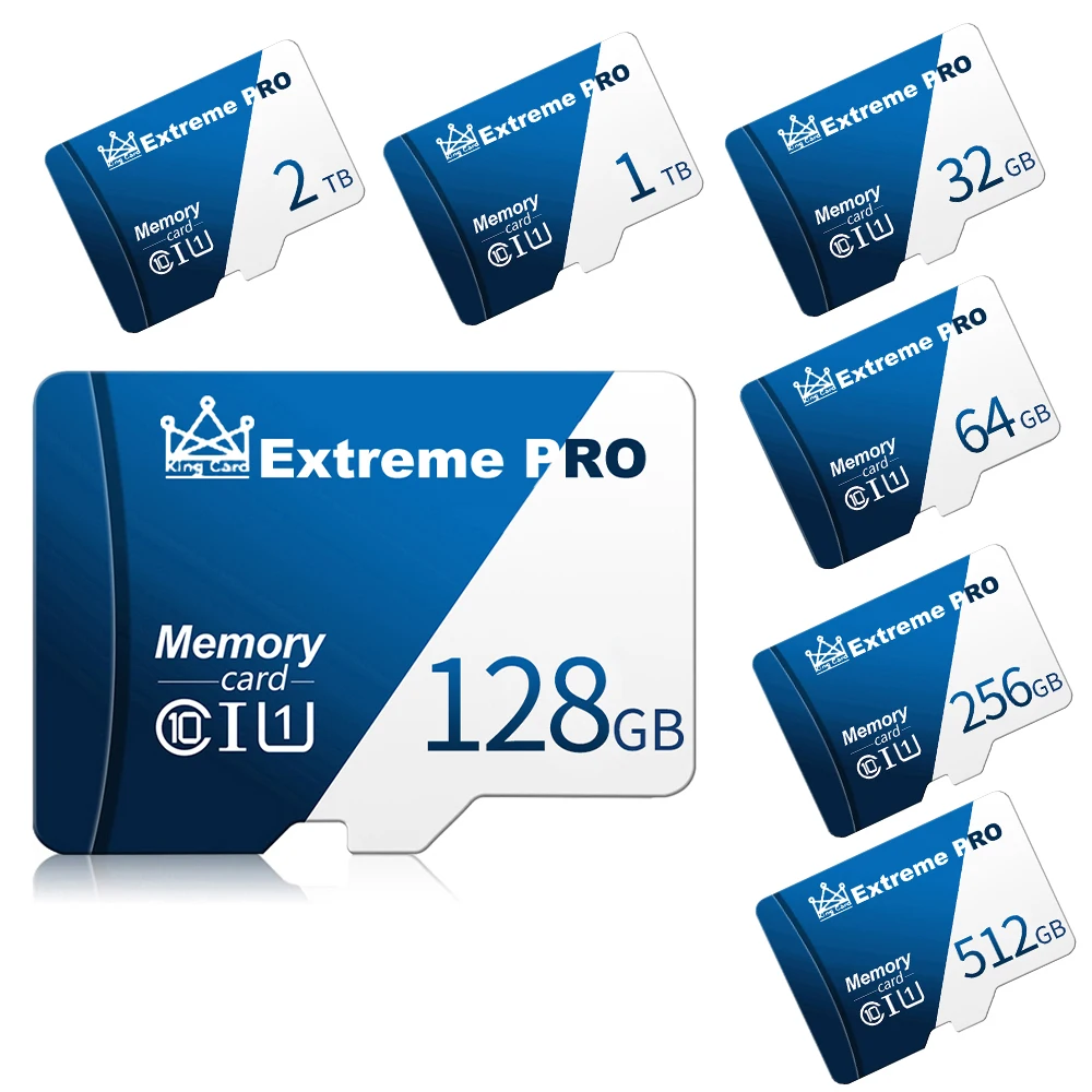 2TB Class 10 Memory Card 128GB To 2TB Micro SD Card 64GB 256GB 512GB 1TB SDXC Reading SD High Speed Flash Card For Tablet